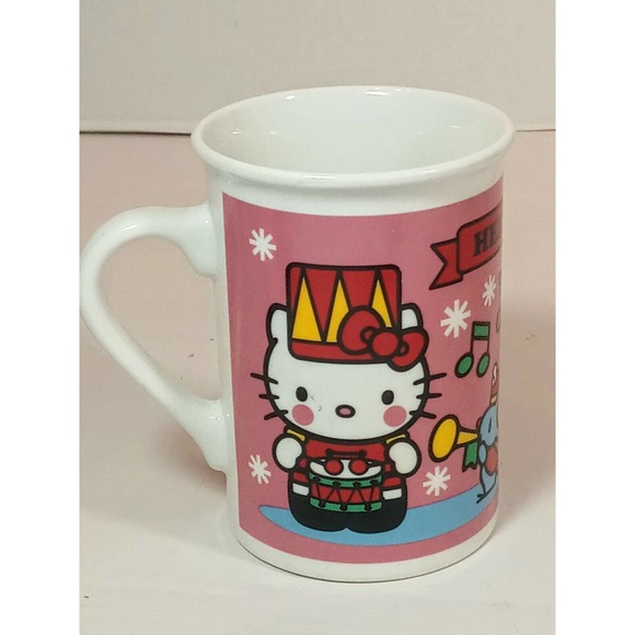 Sanrio Hello Kitty Christmas Holiday Drummer Coffee Tea Cup Mug 2013 - Picture 2 of 4